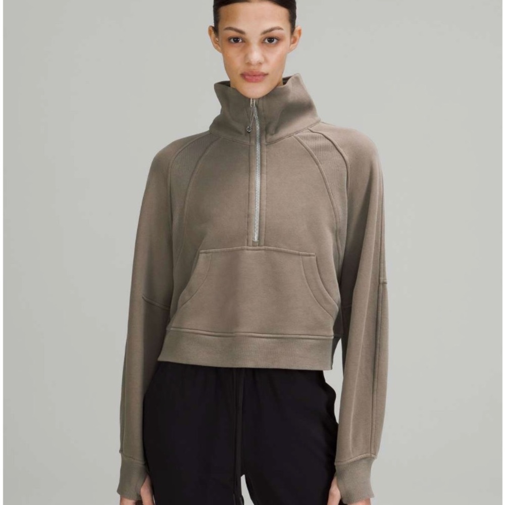 EUC Lululemon Scuba Oversized Funnel Neck Half-Zip - Rover Sz M/L